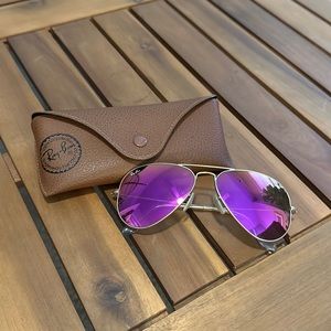 Ray-Ban Pink Aviator Sunglasses